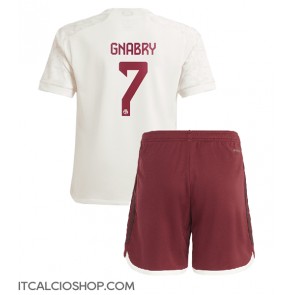 Bayern Munich Serge Gnabry #7 Terza Maglia Bambino 2023-24 Manica Corta (+ Pantaloni corti)